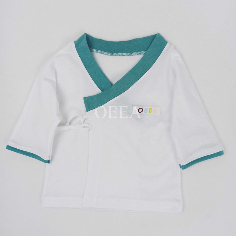 Green linen cloth Baby Bodysuit