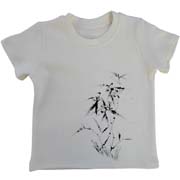 Ink painting short sleeve cotton infant underwear