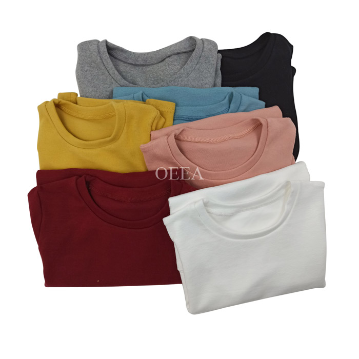 Round neck children's underwear